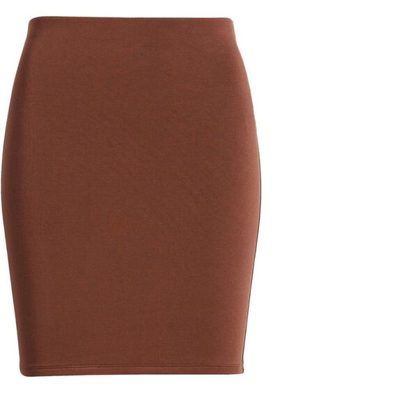 NWT Naked Wardrobe Snatched Mini Skirt In Chocolate Small - Picture 6 of 6